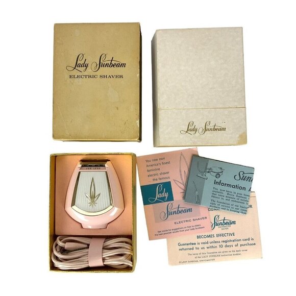 Lady Sunbeam Womens Electric Shaver Razor Shavemaster Underarms Legs LS4A 1950s - Picture 1 of 10